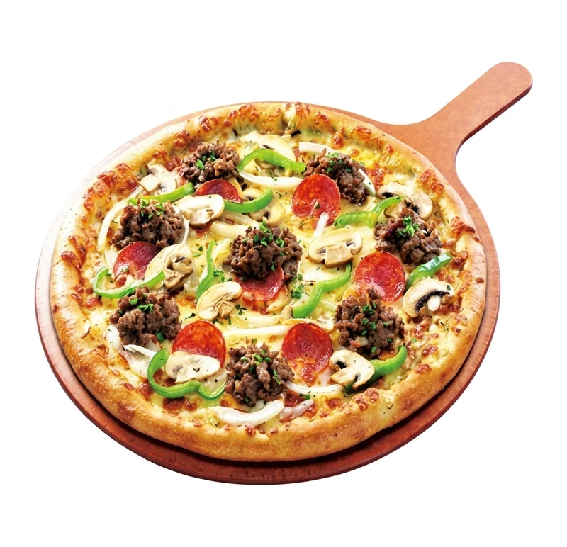 Bulgogi Pizza with Korean marinated beef at Pizza Maru & Katsuya West, West Springs Calgary